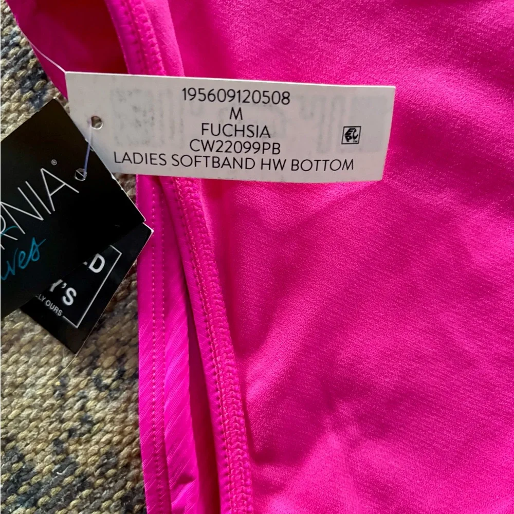 🏖️California Waves Soft Waist High-Waist Swim Bottoms🏖️ NWT
